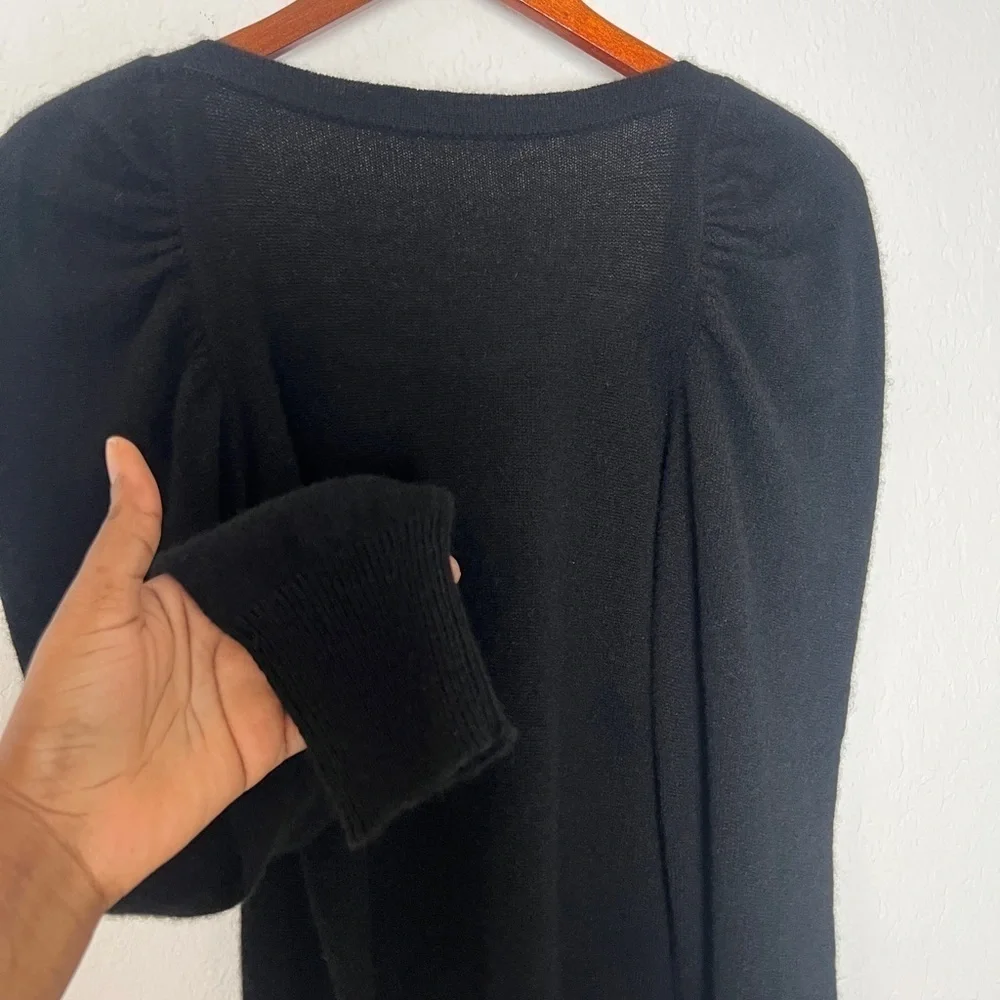 Jennifer Tyler Black Cashmere Sweater